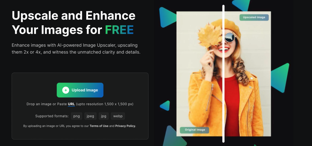 free online ai photo enhancer step2