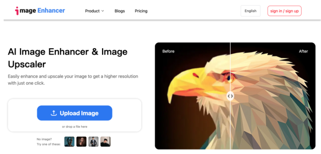 AI image upscaler online free7